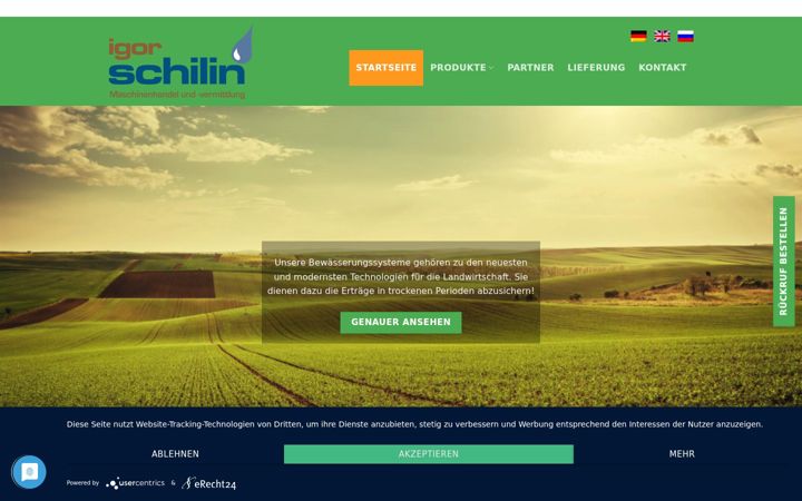 Screenshot of agrotechnika.de