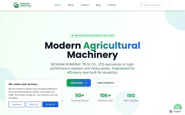 Screenshot of agrotechplus.com