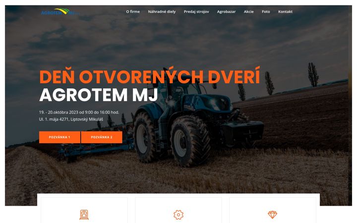 Screenshot of agrotemmj.sk
