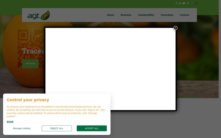 Screenshot του agroterenas.com.br