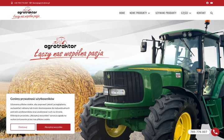 Screenshot ta' agrotraktor.pl