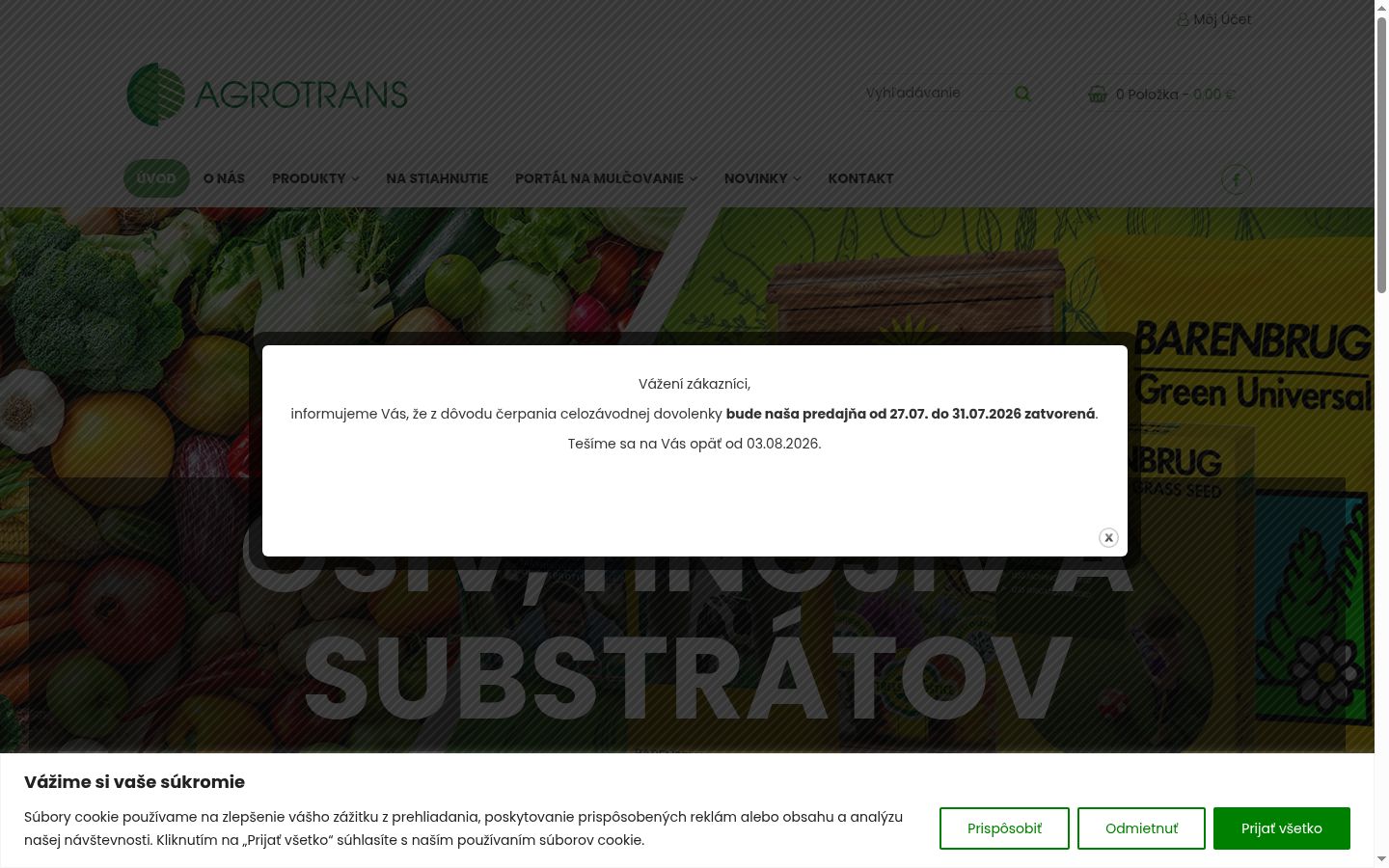 Screenshot tal-banner tal-kunsens muri qabel kwalunkwe interazzjoni
