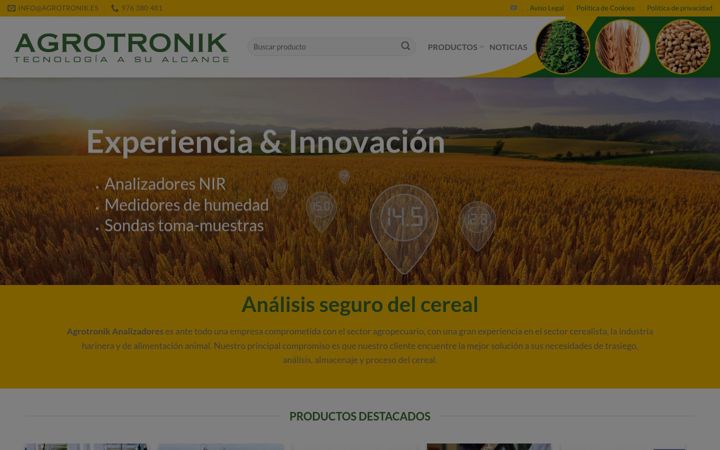 Screenshot of agrotronik.es