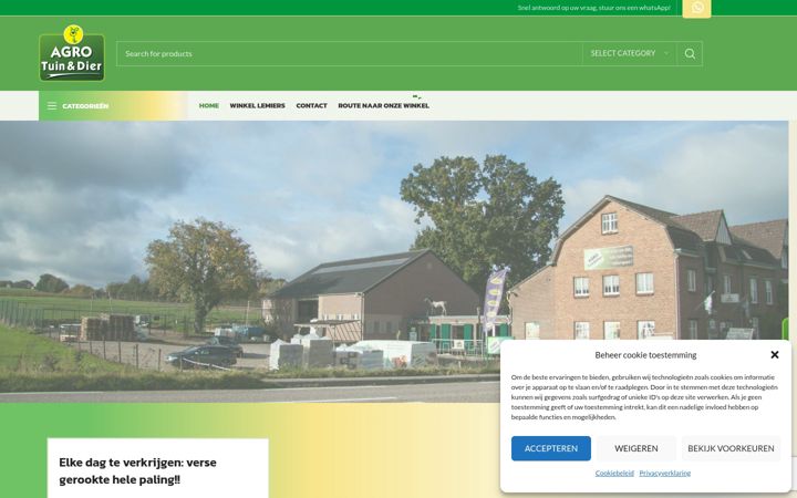 Screenshot of agrotuindier.nl