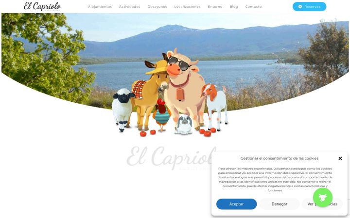 Screenshot ta' agroturismoelcapriolo.es