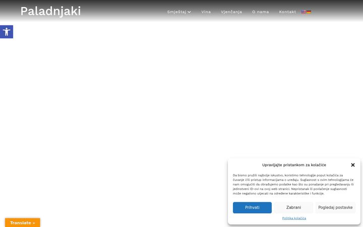 Screenshot of agroturizampaladnjaki.com