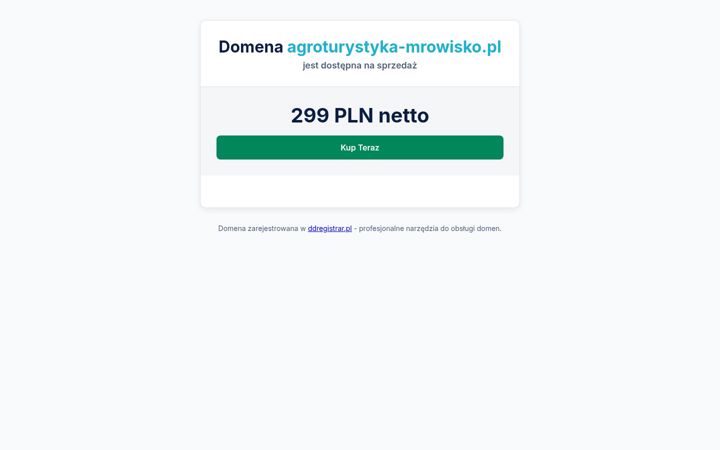 Ekrano kopija agroturystyka-mrowisko.pl
