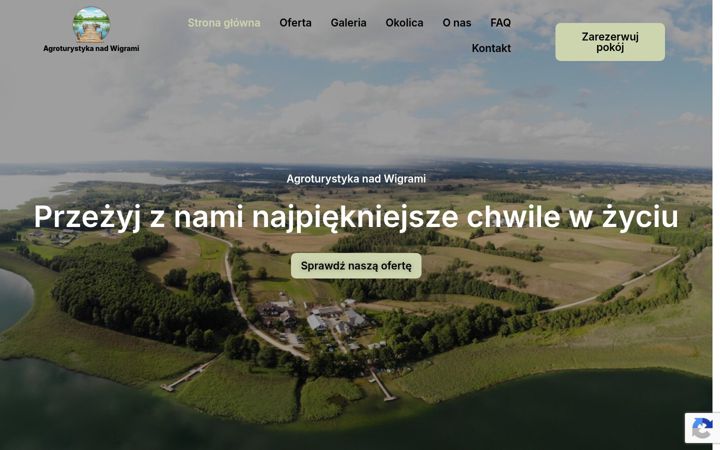 Screenshot of agroturystykawigry.pl