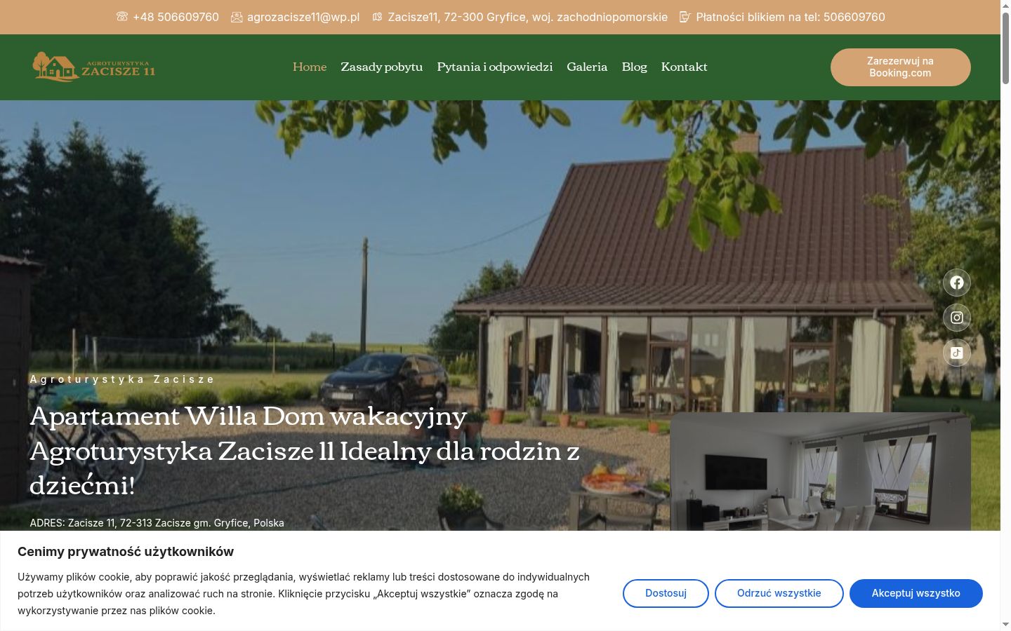 Screenshot van de toestemmingsbanner zoals getoond vóór enige interactie