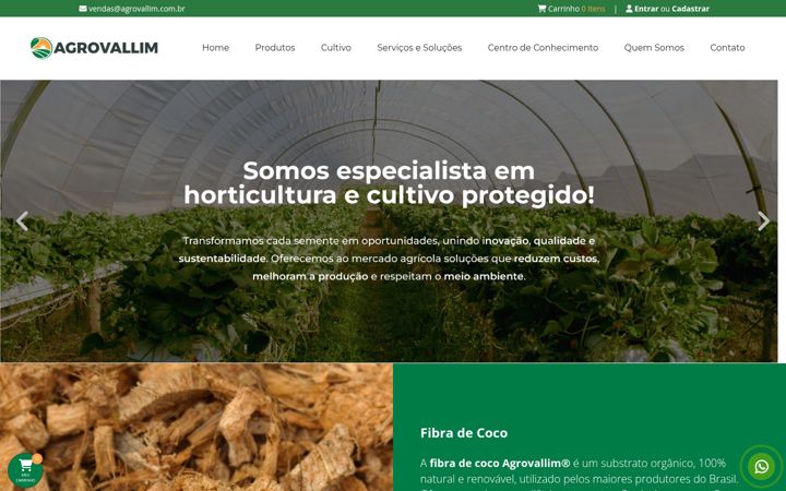 Screenshot von agrovallim.com.br