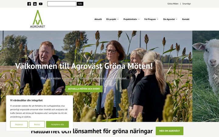 Screenshot of agrovast.se