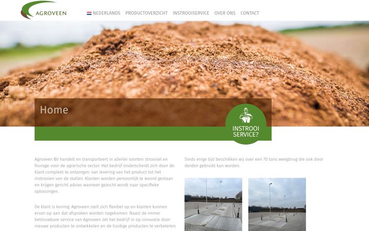 Snímek obrazovky agroveen.nl