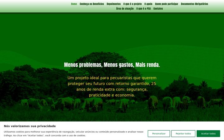 Screenshot of agroverdero.com.br