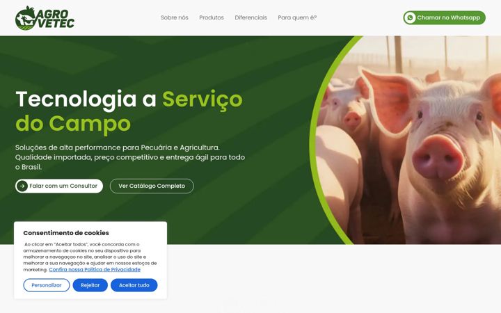 Screenshot του agrovetec.com.br