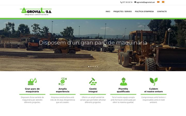 Zrzut ekranu agrovial.cat