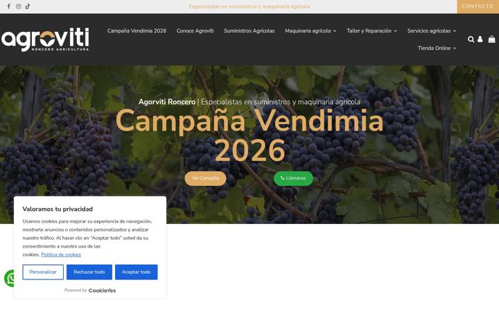 Screenshot of agrovitironcero.com