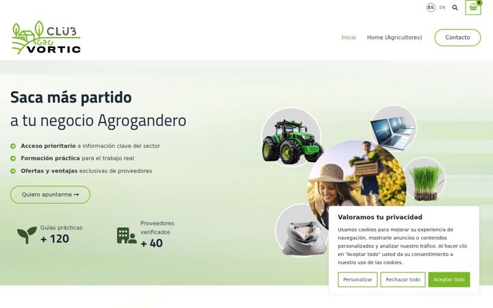 Screenshot of agrovortic.club