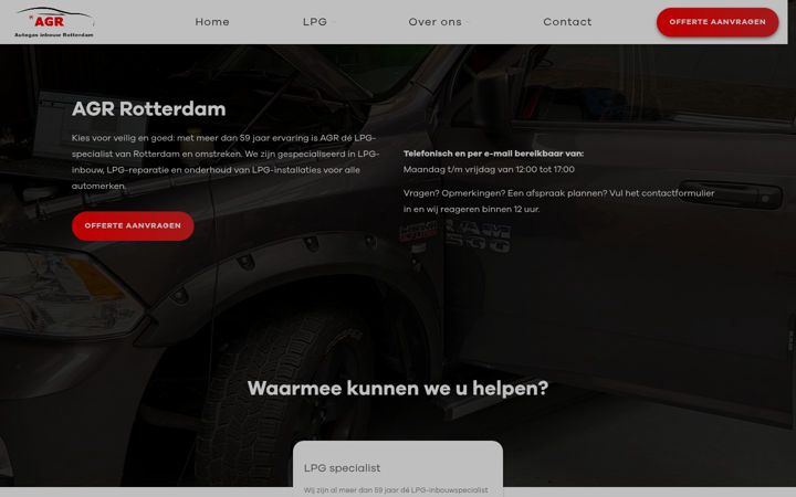 Screenshot of agrrotterdam.nl
