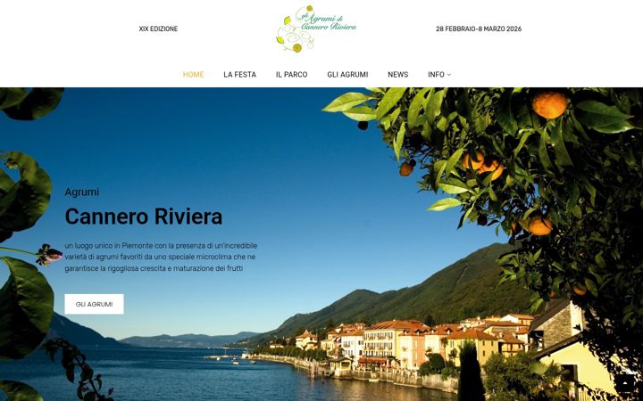 Screenshot of agrumidicannero.it