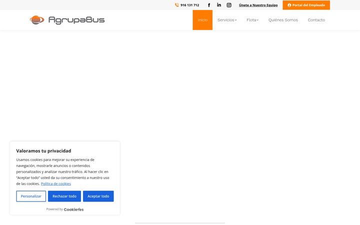 Екранна снимка на agrupabus.com