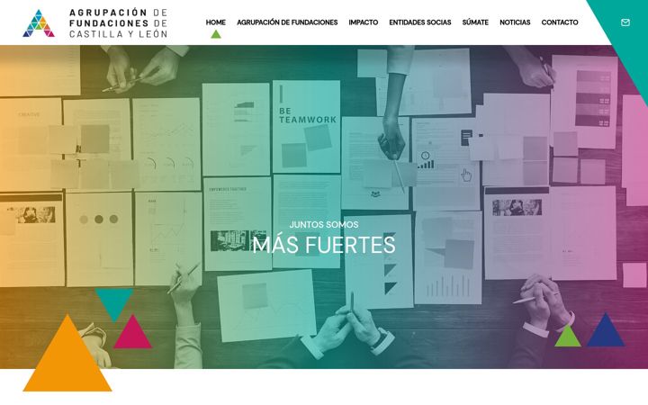 Screenshot of agrupaciondefundaciones.org