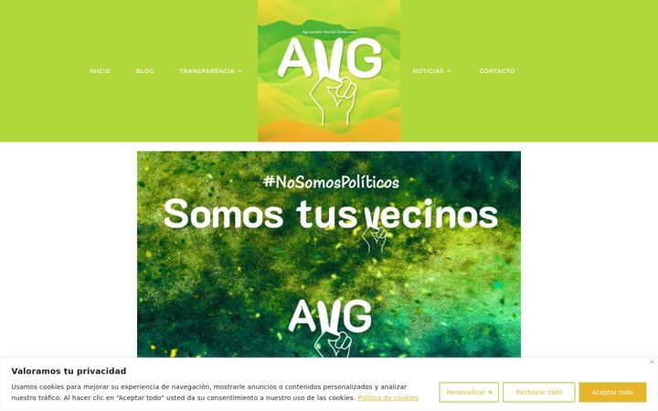 Screenshot of agrupacionvecinalgordonesa.es