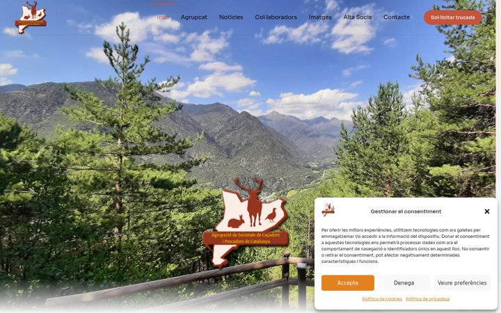 Screenshot of agrupcat.com