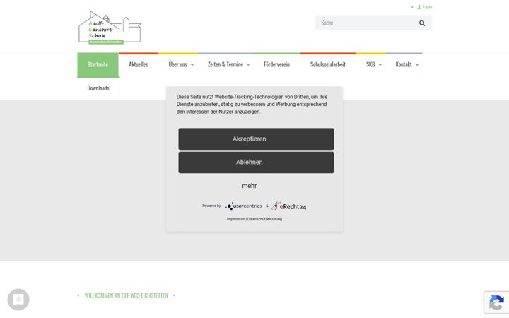 Screenshot stránky ags-eichstetten.de