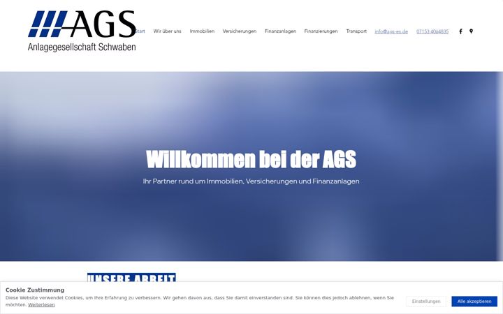 Screenshot stránky ags-es.de