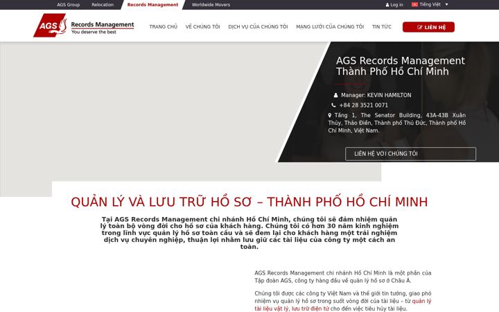 Screenshot of ags-recordsmanagement.vn