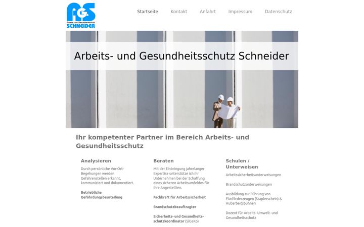 Screenshot of ags-schneider.de