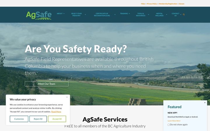 Képernyőkép: agsafebc.ca