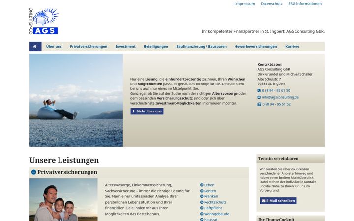 Screenshot of agsconsulting.de