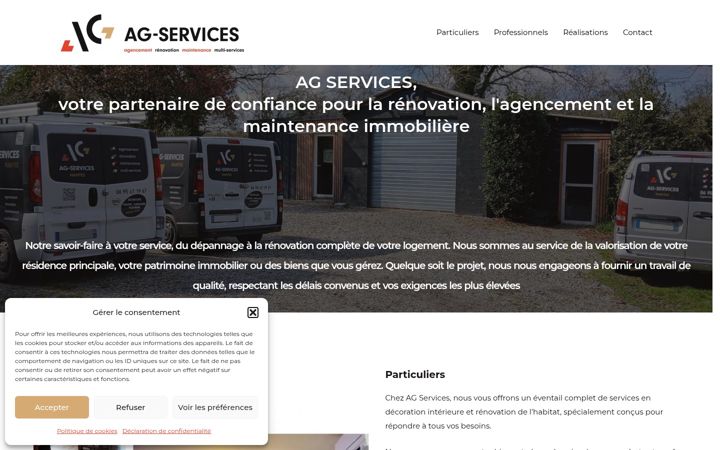 Screenshot von agservices-nantes.com