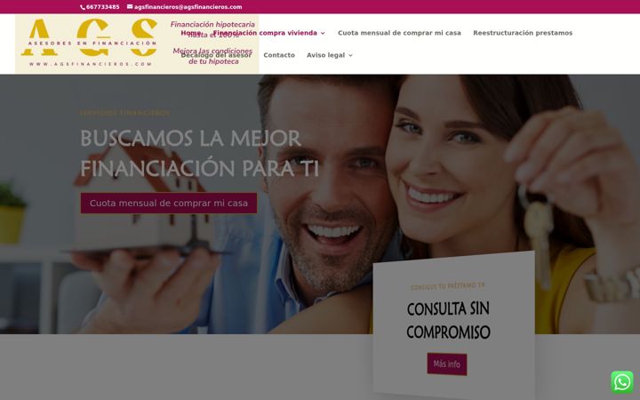 Screenshot of agsfinancieros.com