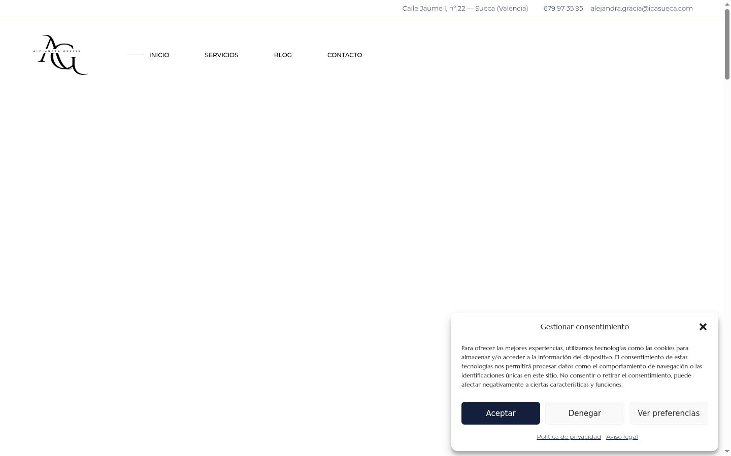 Screenshot des Einwilligungsbanners vor jeglicher Interaktion