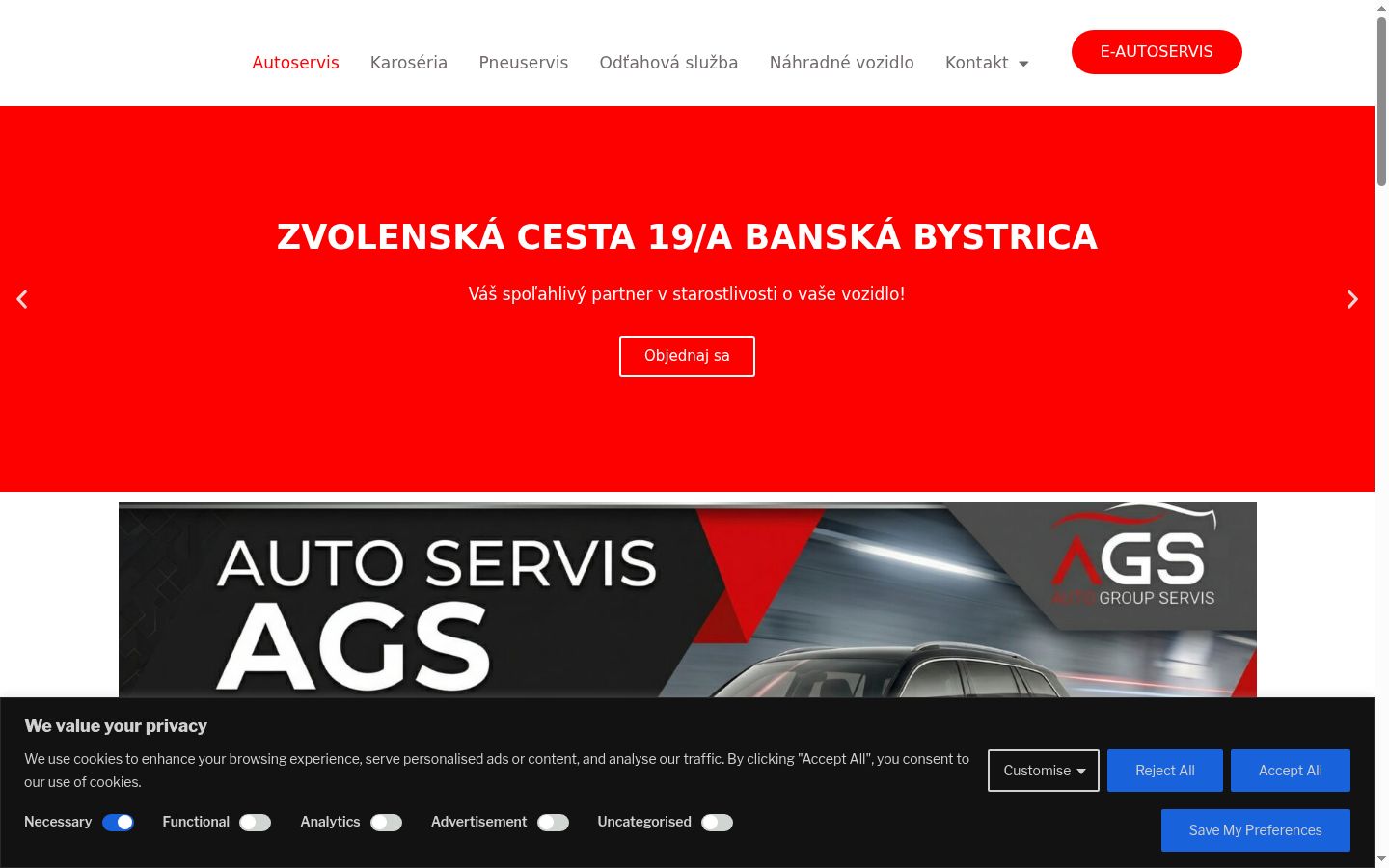 Screenshot tal-banner tal-kunsens muri qabel kwalunkwe interazzjoni