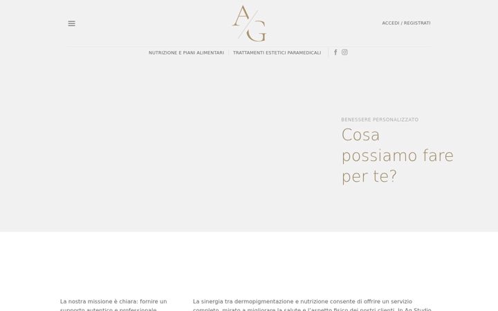 Screenshot of agstudiobenessere.it