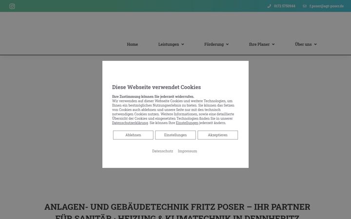 Screenshot of agt-poser.de