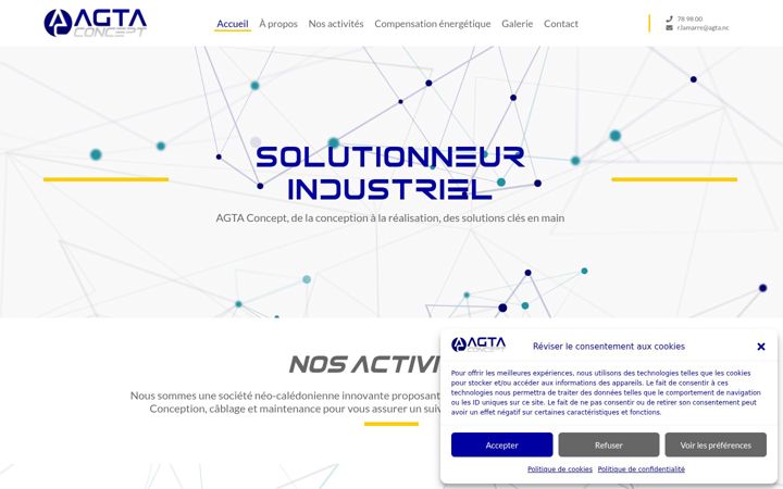 Screenshot of agta.nc