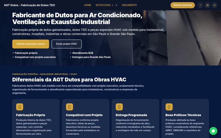 Screenshot of agtdutos.com.br