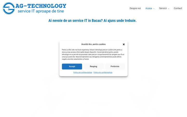 Zrzut ekranu agtechnology.ro