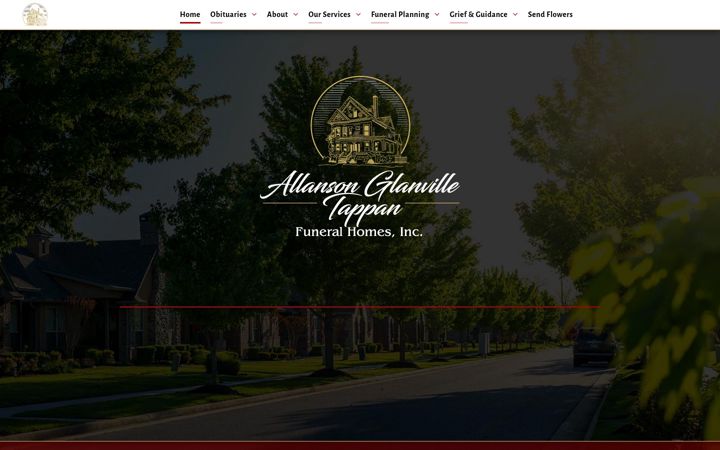 Screenshot of agtfuneralhome.com