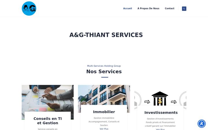 Screenshot ta' agthiantservices.com