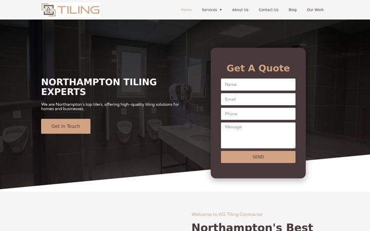 Screenshot of agtiling.co.uk
