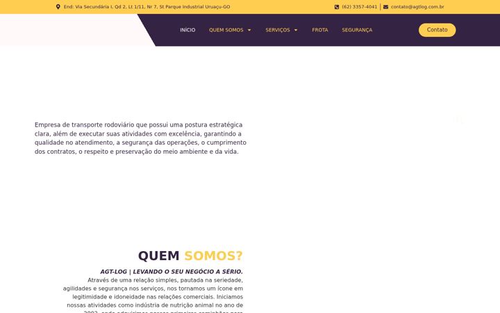 Screenshot of agtlog.com.br