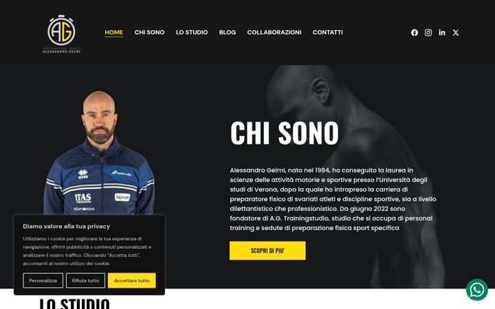 Screenshot of agtrainingstudio.it