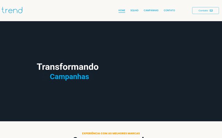Kuvakaappaus sivustosta agtrend.com.br