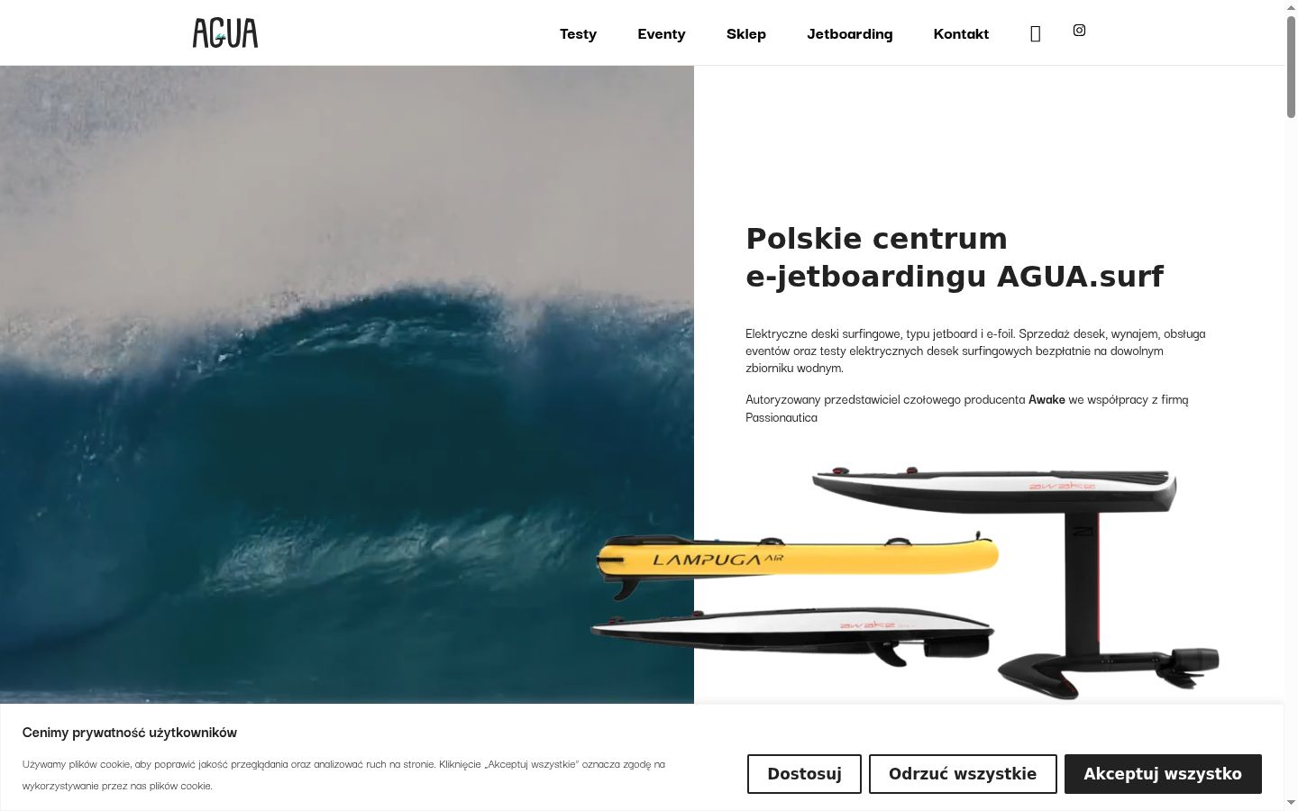 Capture d'écran de la bannière de consentement affichée avant toute interaction