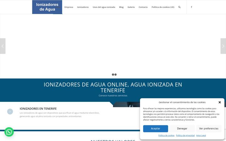 Screenshot ta' aguaalcalinahidrogenada.com